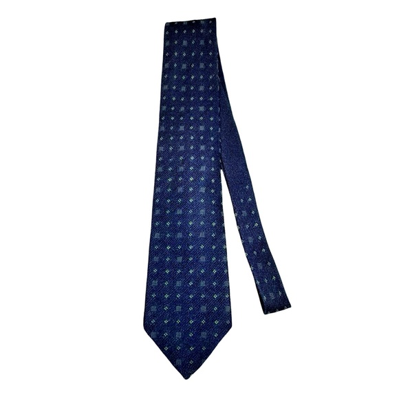 Bijan Men’s Silk Tie | Made in Italy | Textured Woven Pattern Luxury Necktie - Picture 2 of 10